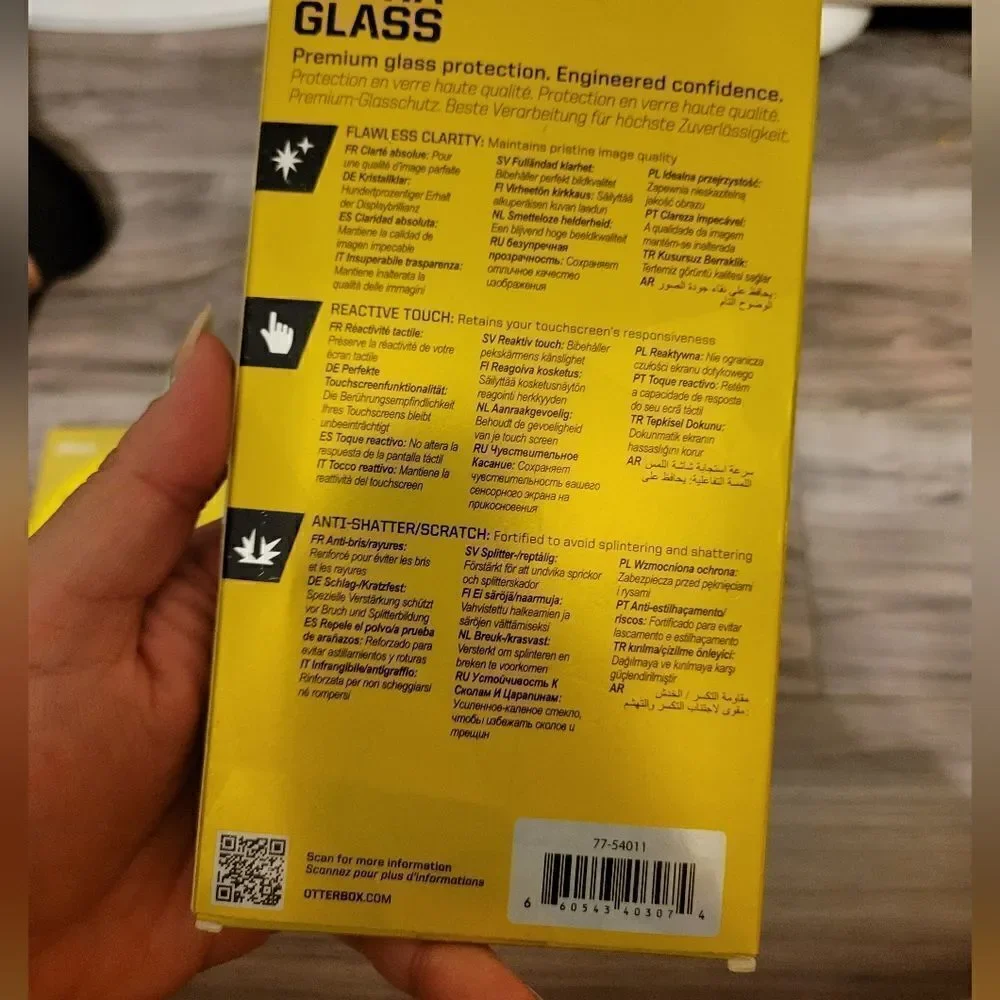 Otter box alpha glass fortified glass screen protector